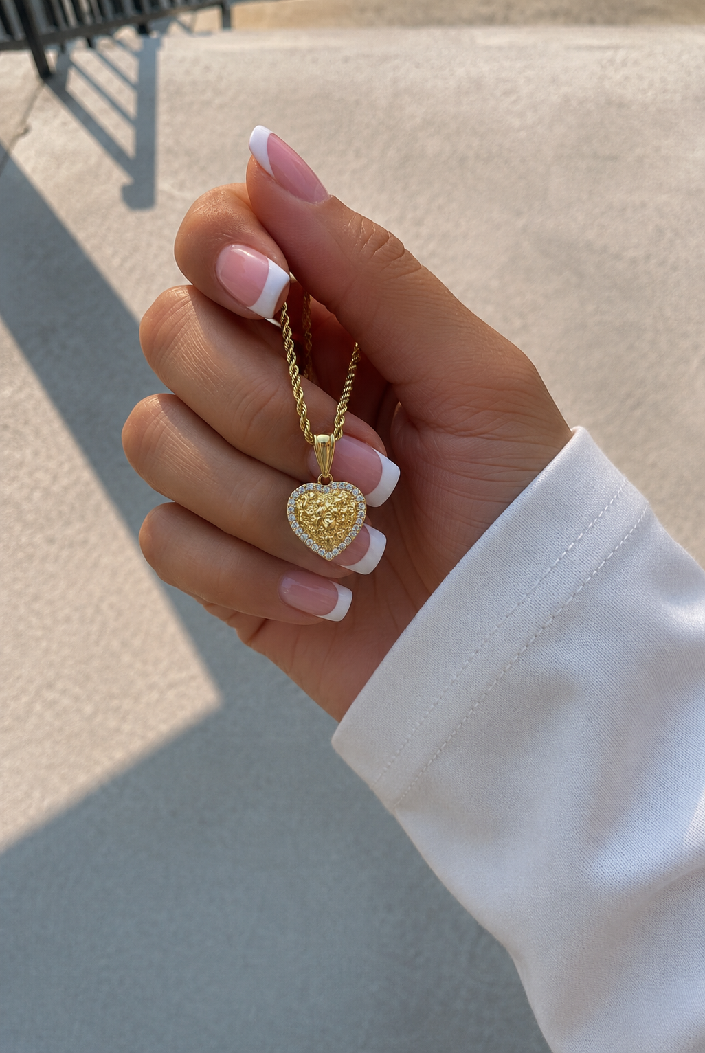 Nugget Heart Necklace