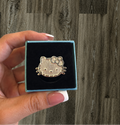 Silver Hello Kitty Ring