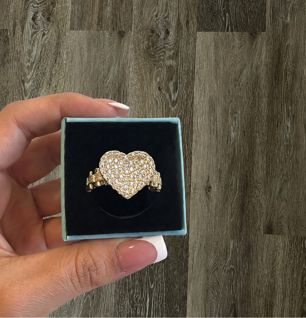 Heart Rollie Ring
