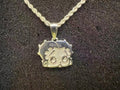Silver Betty Boop Necklace