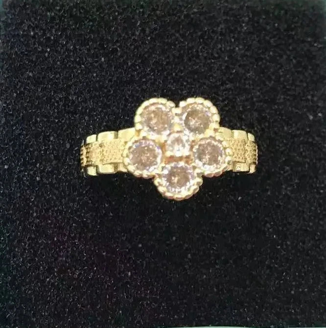 Gold Flower Ring