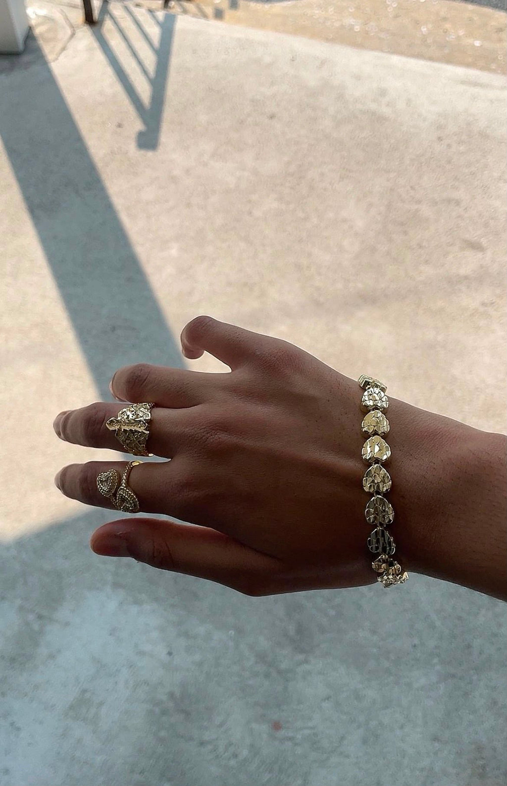 Heart Nugget Bracelet
